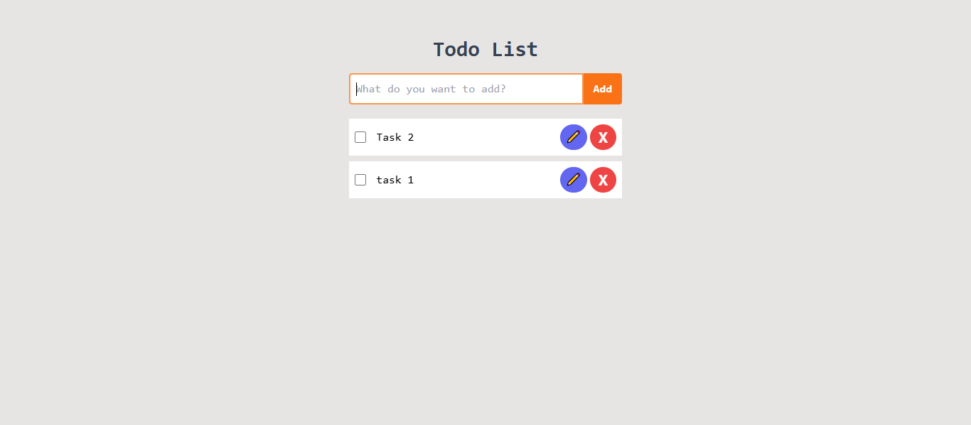 Todo App - React
